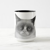Tasse grincheuse de chat (aucun texte) (Centre)