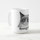 Tasse grincheuse de chat (texte "de chat (Devant gauche)