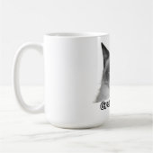 Tasse grincheuse de chat (texte "de chat (Gauche)