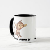 Tasse grincheuse de singe (Devant gauche)