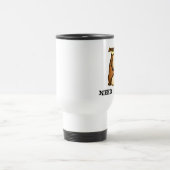 Tasse grincheuse de voyage de chien (Centre)