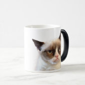 Tasse grincheuse originale de chat (Devant droit)