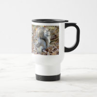 Tasse grise d'animal d'écureuil