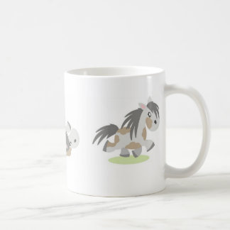 Tasse grise de roulement de poney