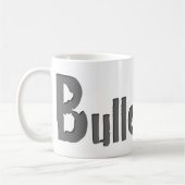 Tasse grise et rouge de BPTR de titre de logo (Gauche)