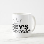 Tasse grise officielle de Princesa (Devant droit)
