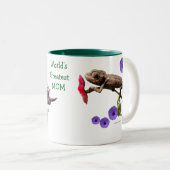 Tasse grognonne de caméléon de la plus grande (Devant droit)