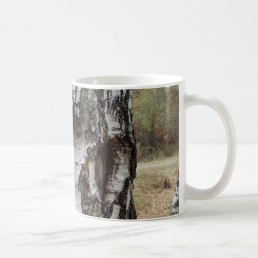 tasse Gros plan sur un bouleau (Droite)