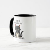 Tasse Grumpy Cat N'Aime Pas Les Personnes Du Matin (Devant gauche)