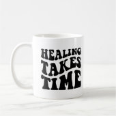 Tasse Guérison Prend du Temps (Gauche)