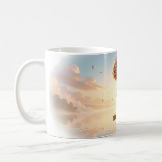 Tasse Guitariste Point d'Interrogation Rose Conte (Gauche)