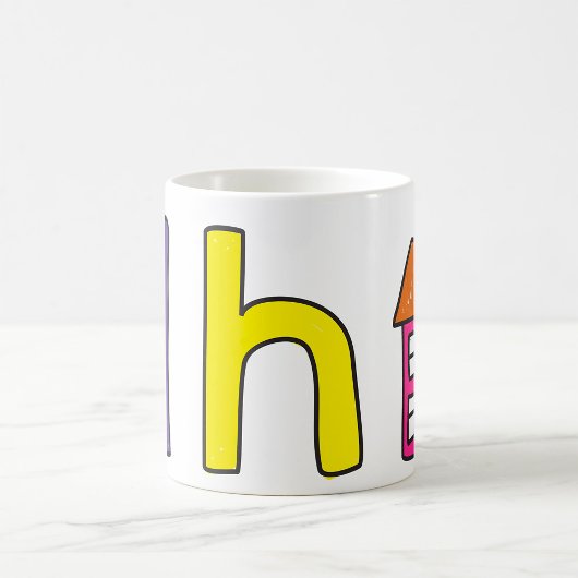 Tasse H est pour maison