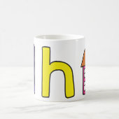 Tasse H est pour maison (Centre)