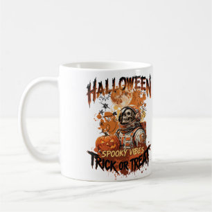 Tasse Halloween Astronaute Épouvantable Farce ou