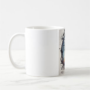 Tasse Halloween Chat Noir Aquarelle 🎃