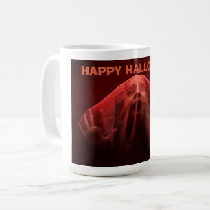 Tasse Halloween Fantôme Linceul Rouge Effrayant