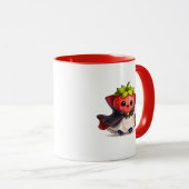 Tasse Halloween Fraise Vampire Mignonne (Devant droit)