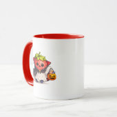 Tasse Halloween Fraise Vampire Mignonne (Devant gauche)
