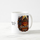 Tasse Halloween Nuits Hantées – Fête Citrouille Ef (Devant droit)