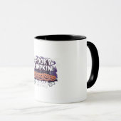 Tasse Halloween Patch de Citrouille Effrayante (Devant droit)