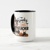 Tasse Halloween Prof Petit Fantôme Accent Noir (Devant gauche)