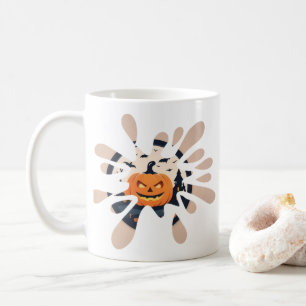 Tasse Halloween Splash Citrouille Effrayante