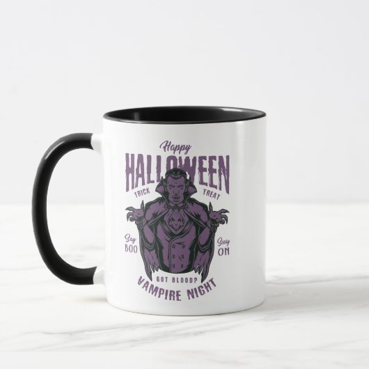 Tasse Halloween Vampire Night – Gothique Épouvanta (Gauche)