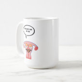 Tasse harcelante d'utérus d'amie (Devant gauche)