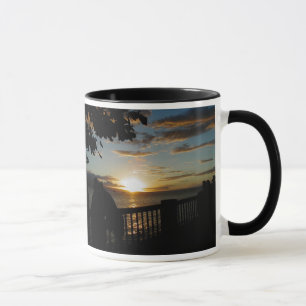 Tasse hawaïenne de coucher du soleil
