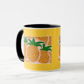 Tasse hawaïenne de style d'ananas (Devant gauche)