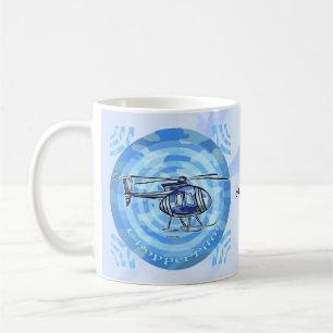 Tasse Hélicoptère Ciel Bleu