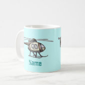 Tasse Hélicoptère frénétique (Devant gauche)