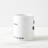 Tasse HelloWorld d'assembleur ! (Centre)