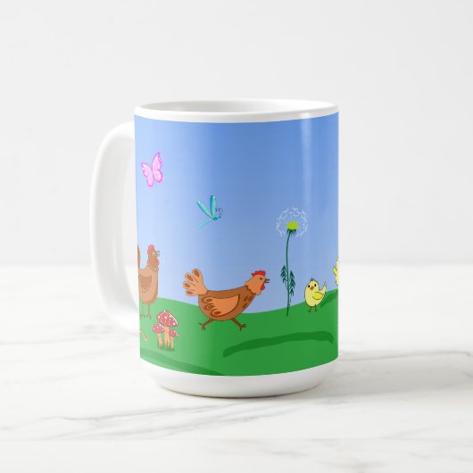 Tasse Hen and chicks (Devant gauche)