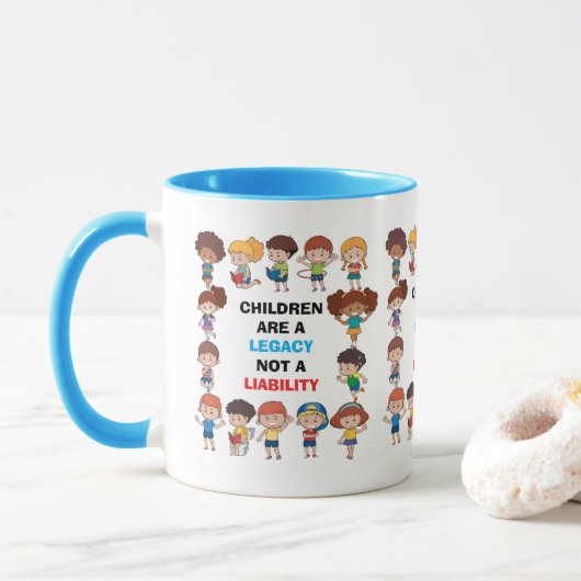 Tasse "Héritage, pas handicap" (Avec donut)