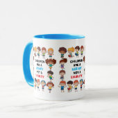 Tasse "Héritage, pas handicap" (Devant gauche)