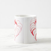 Tasse Herz aus Radieschenscheiben (Centre)