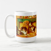 Tasse heureuse d'animaux familiers (Gauche)