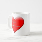 Tasse heureuse d'anniversaire (Devant gauche)