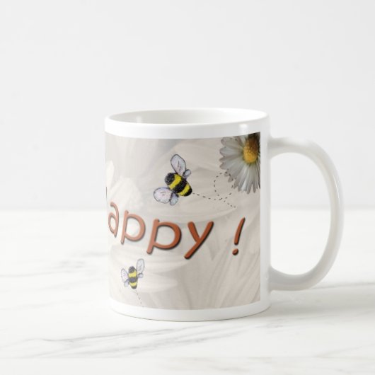 Tasse heureuse de "abeille" (Droite)