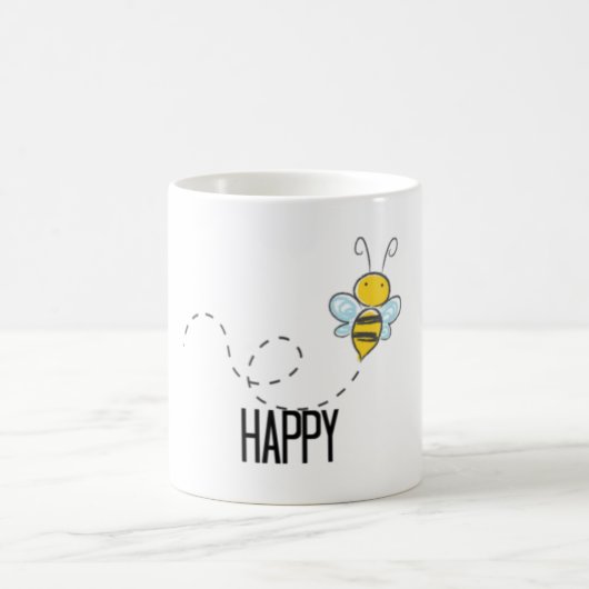 Tasse heureuse de "abeille" pour l'amant de café (Centre)