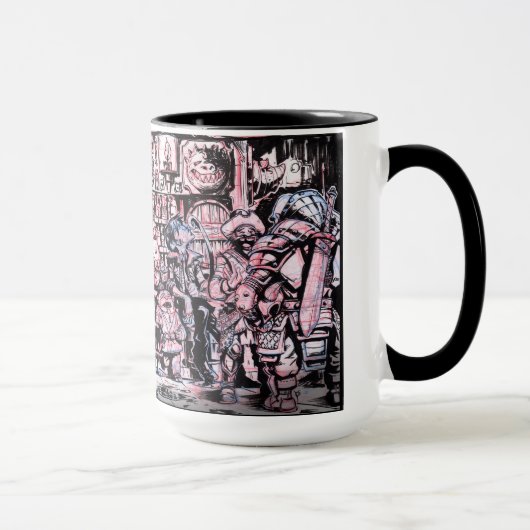 Tasse heureuse de barre (Droite)