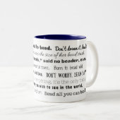 Tasse heureuse de Beader, toutes les meilleures (Devant droit)