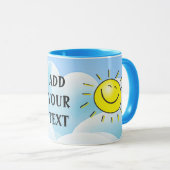 Tasse heureuse de boisson de Sun (Devant droit)