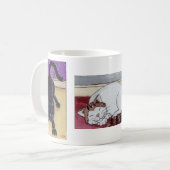 Tasse heureuse de chats (Devant gauche)