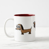 Tasse heureuse de chiots (Gauche)