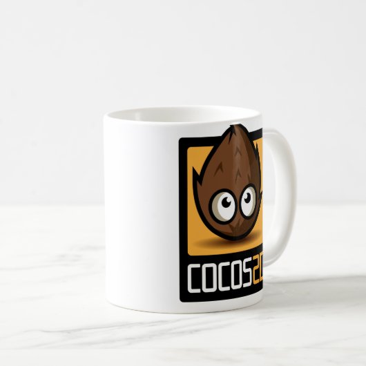tasse heureuse de cocos2d (Devant droit)