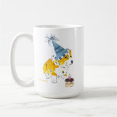 Tasse heureuse de corgi de B'Day (Gauche)