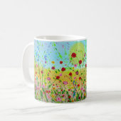 Tasse heureuse de fleurs (Devant gauche)