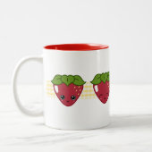 Tasse heureuse de fraise (Gauche)